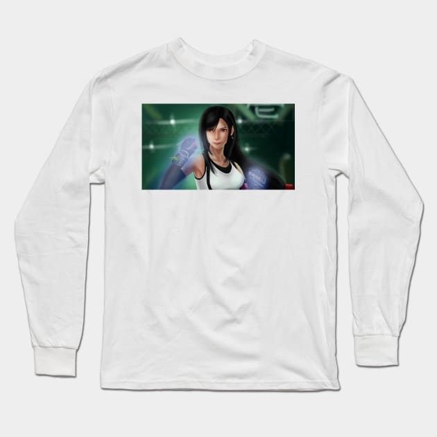 Tifa 1 Long Sleeve T-Shirt by gagimas